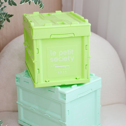 Collapsible Storage Crate (Small) in Mint Green by Le Petit Society — image 5
