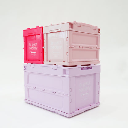 Collapsible Storage Crate (Small) in Pink by Le Petit Society — image 5