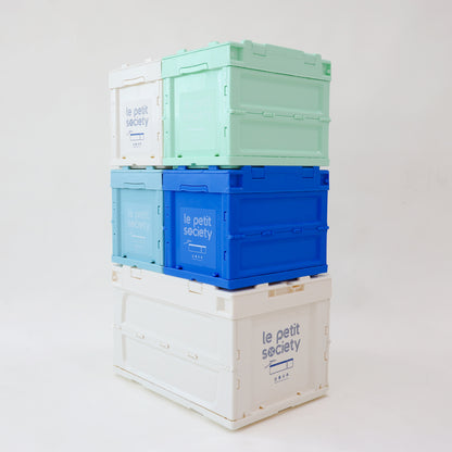 Collapsible Storage Crate (Small) in White by Le Petit Society — image 4