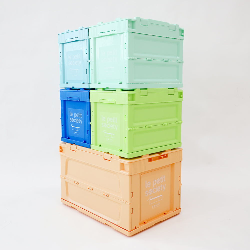 Collapsible Storage Crate (Small) in Blue by Le Petit Society — image 5