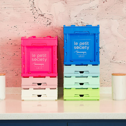 Collapsible Storage Crate (Small) in White by Le Petit Society — image 5
