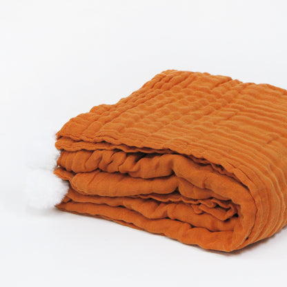 Keepsake Kids/Adult Single Blanket in Caramel by Le Petit Society — image 3