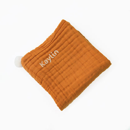 Keepsake Baby Blanket in Caramel (Personalisable) by Le Petit Society — image 4