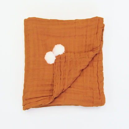 Keepsake Kids/Adult Single Blanket in Caramel by Le Petit Society — image 2