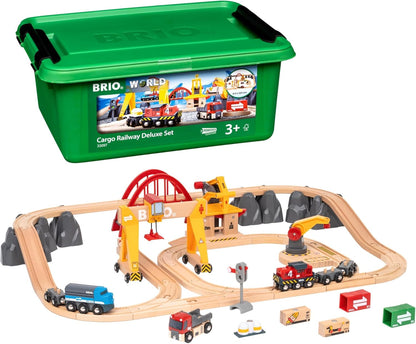 Cargo Railway Deluxe Set by BRIO