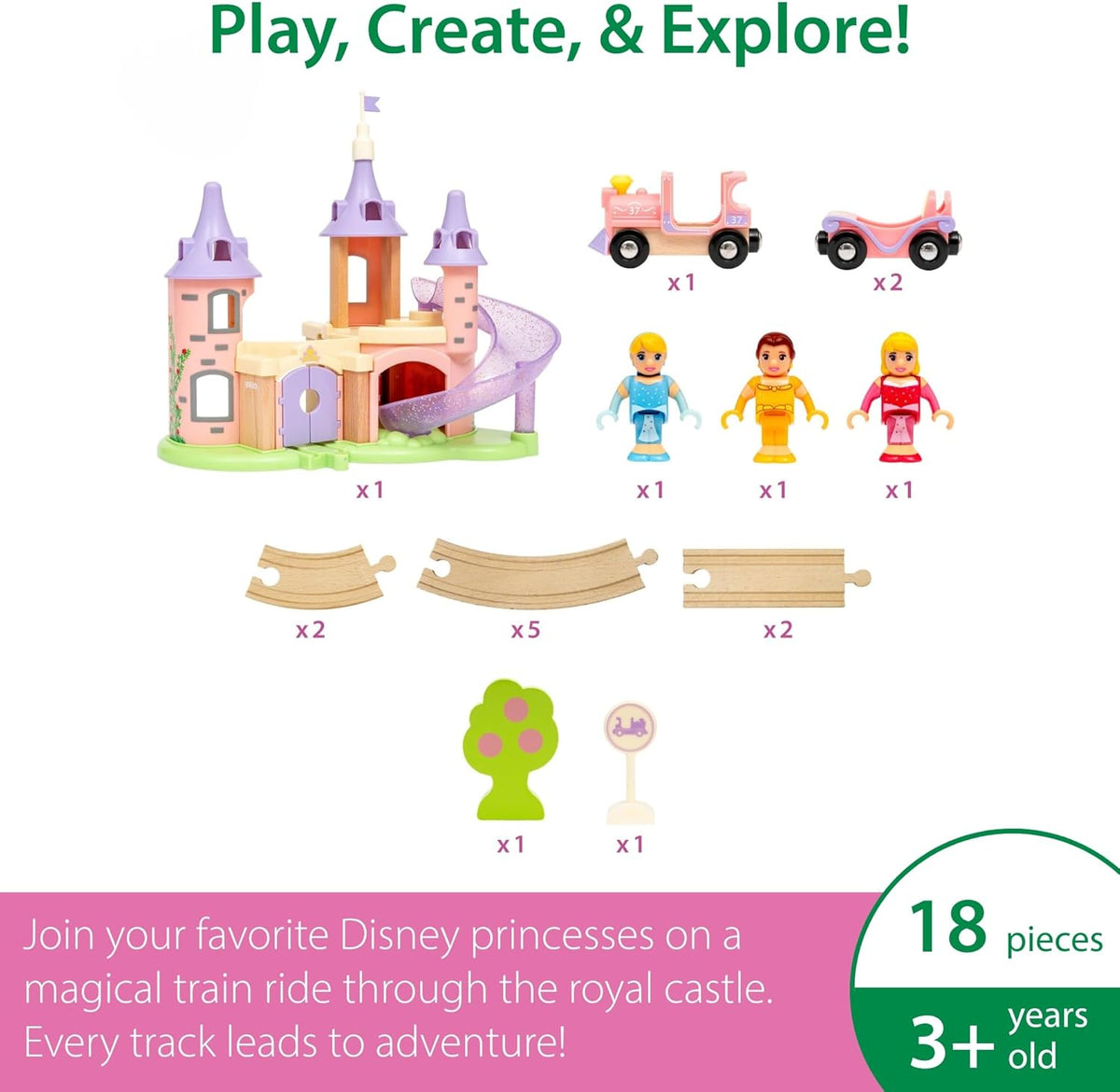 Castle Set (Disney Princess) by BRIO — image 2