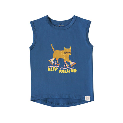 Made For Play - Kids "Keep Rolling" Tank by Le Petit Society — image 2