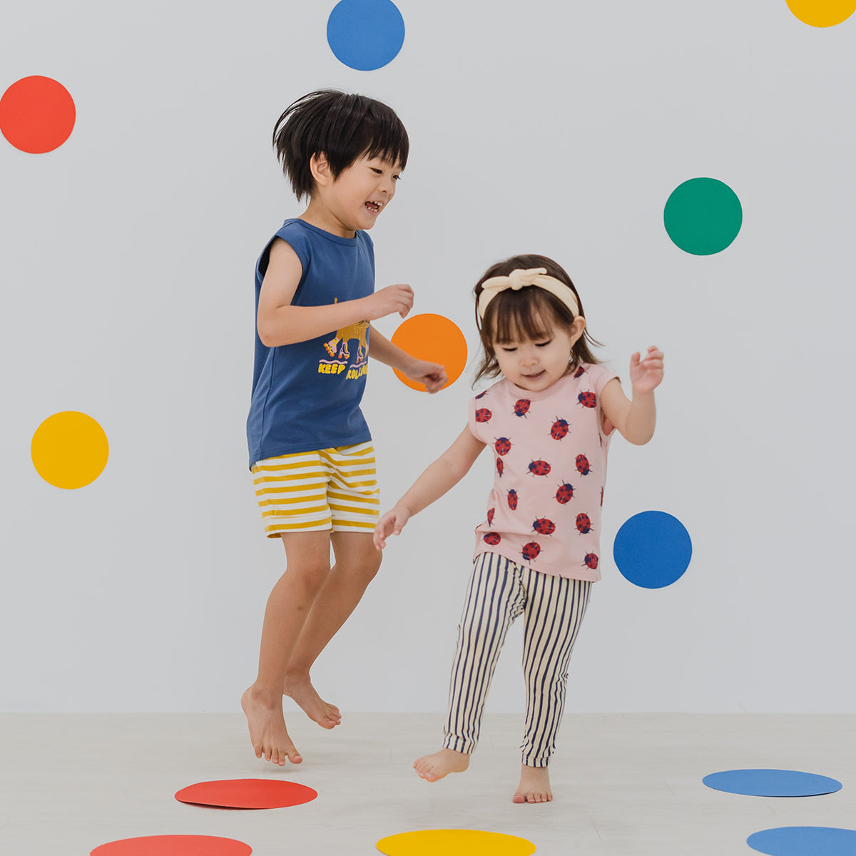 Made For Play - Kids "Keep Rolling" Tank by Le Petit Society — image 4