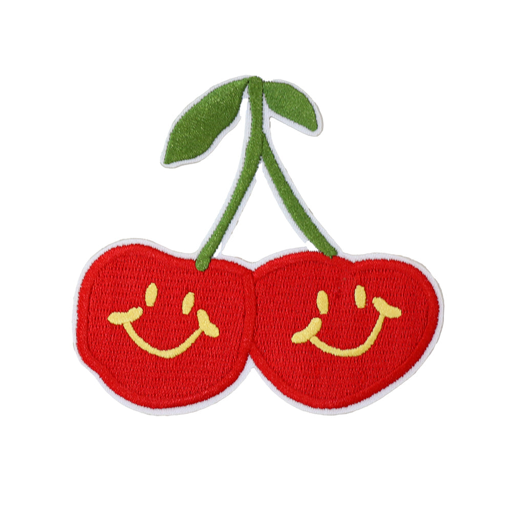 Cherry velcro patch by Le Petit Society