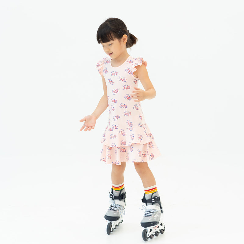 Rainbow Series - Kids Calf Socks in Cream by Le Petit Society — image 8