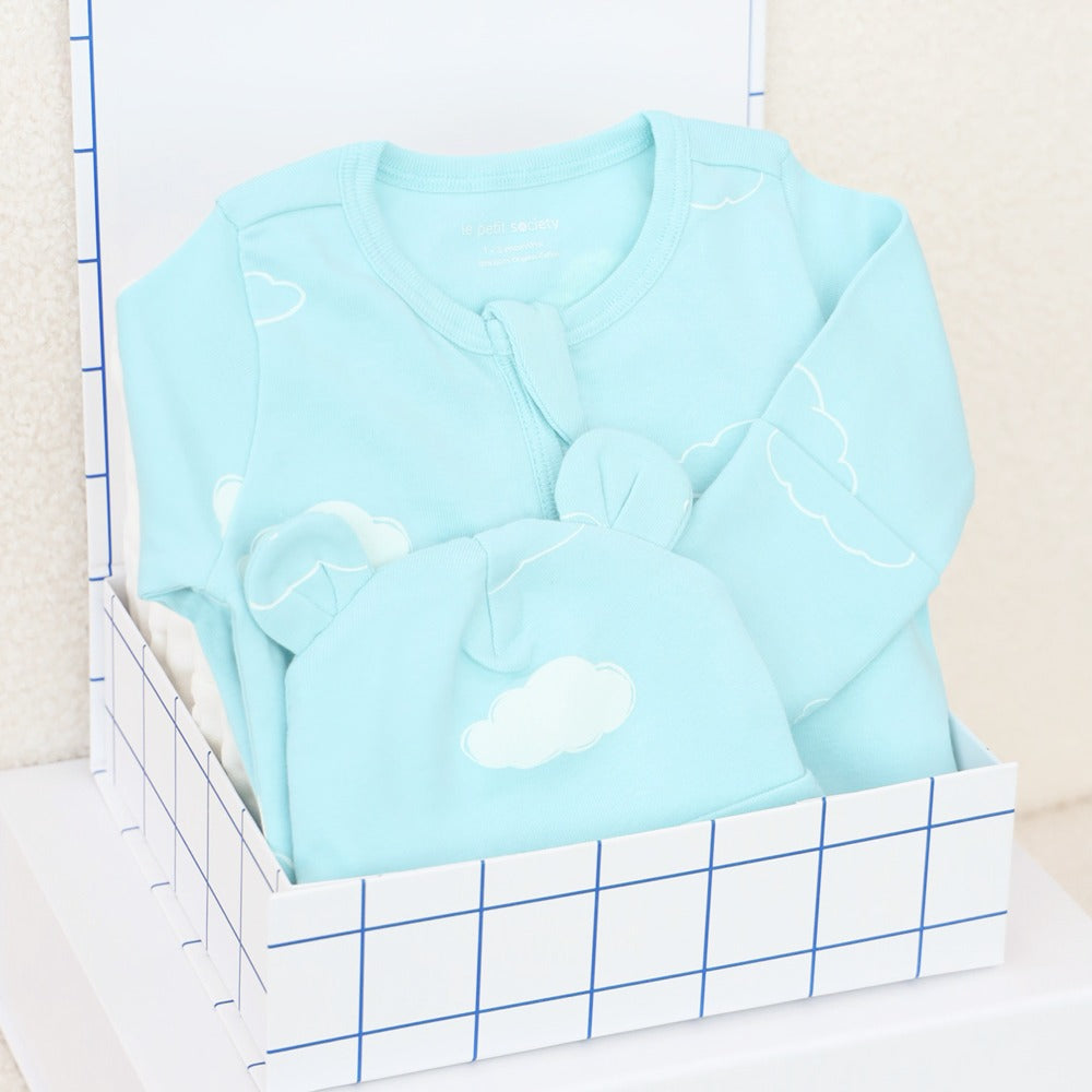 Cuddle and Comfort Set in Cotton Clouds by Le Petit Society — image 12