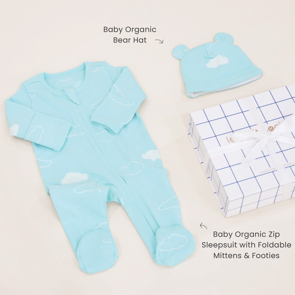 Cuddle and Comfort Set in Cotton Clouds by Le Petit Society — image 2
