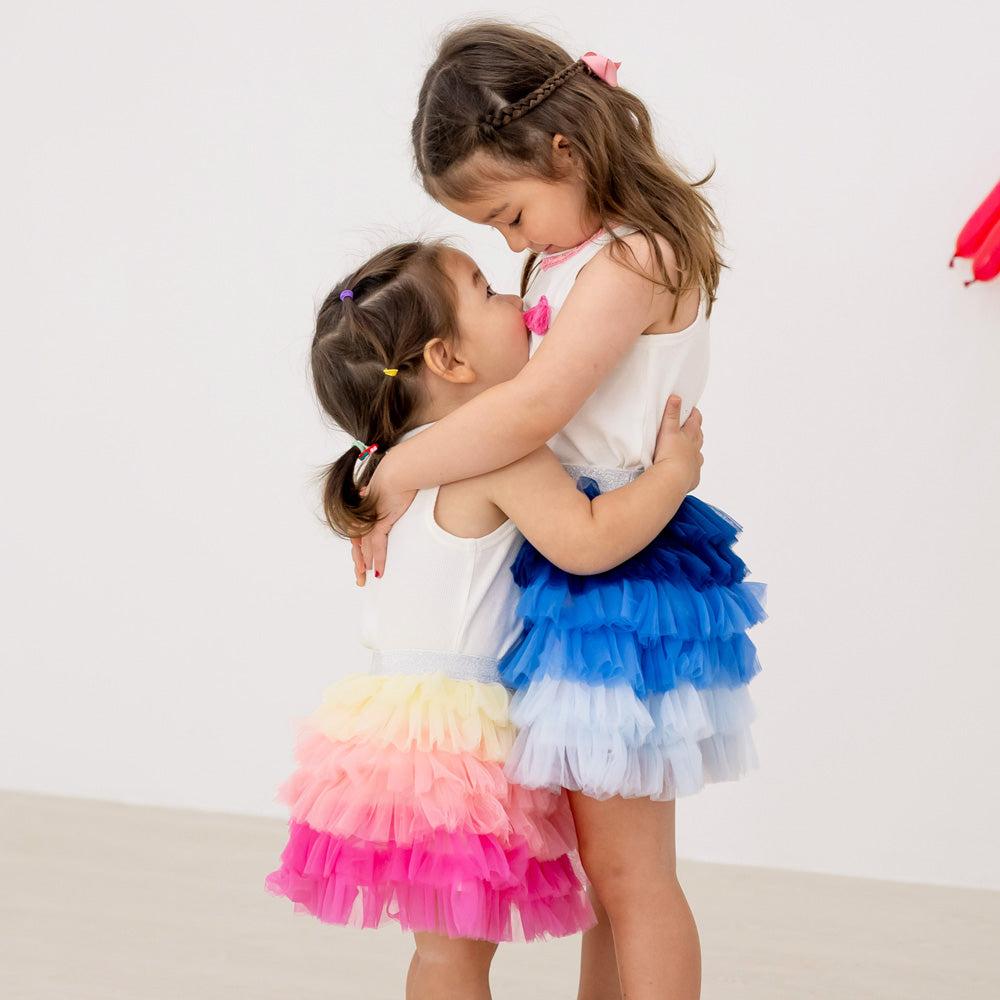 Party Series - Cupcake Tulle Skirt in Blue by Le Petit Society — image 4