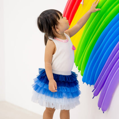 Party Series - Cupcake Tulle Skirt in Blue by Le Petit Society — image 11
