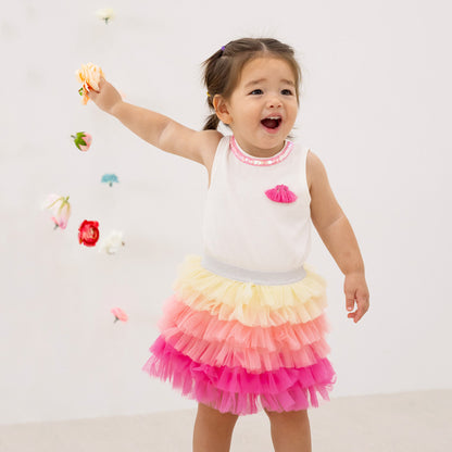 Party Series - Cupcake Tulle Skirt in Pink by Le Petit Society — image 7