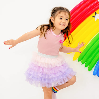 Party Series - Cupcake Tulle Skirt in Purple by Le Petit Society — image 12