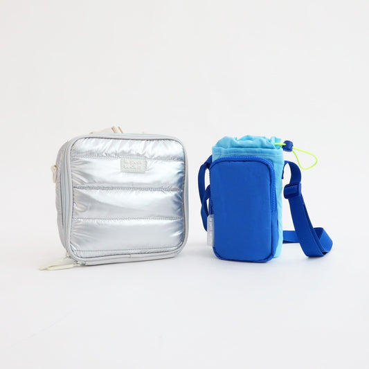 Daily Essentials Kit in Silver/Blue by Le Petit Society