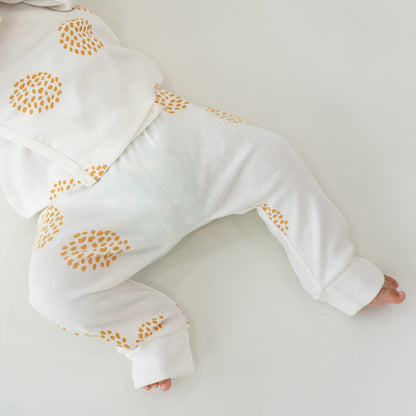 Baby Organic Leggings in Dandelion Print by Le Petit Society — image 2