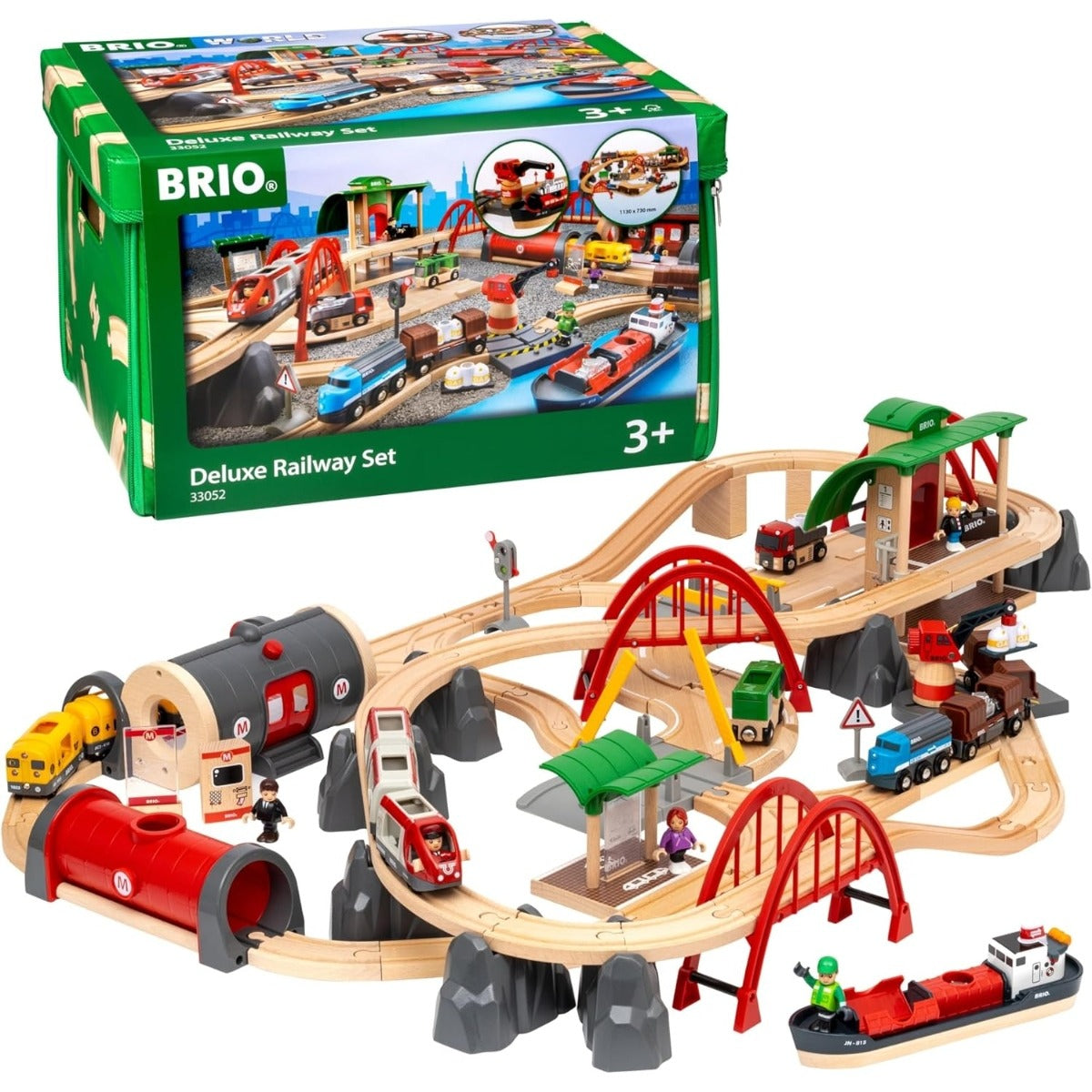 Deluxe Railway Set by BRIO