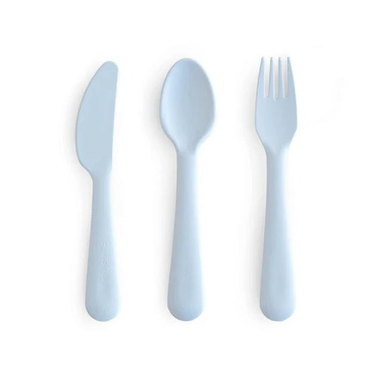 Cutlery in Powder Blue by Mushie