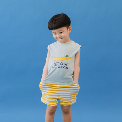 Made For Play in Kids "Keep Going Keep Growing" Tank by Le Petit Society — image 2