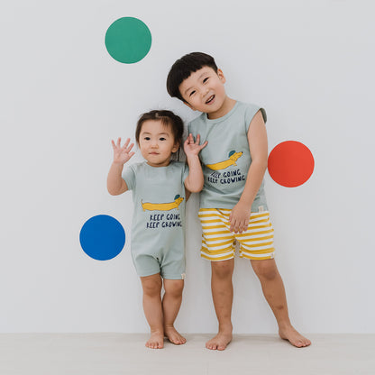 Made For Play in Kids "Keep Going Keep Growing" Tank by Le Petit Society — image 3