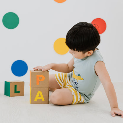 Made For Play in Kids "Keep Going Keep Growing" Tank by Le Petit Society — image 5