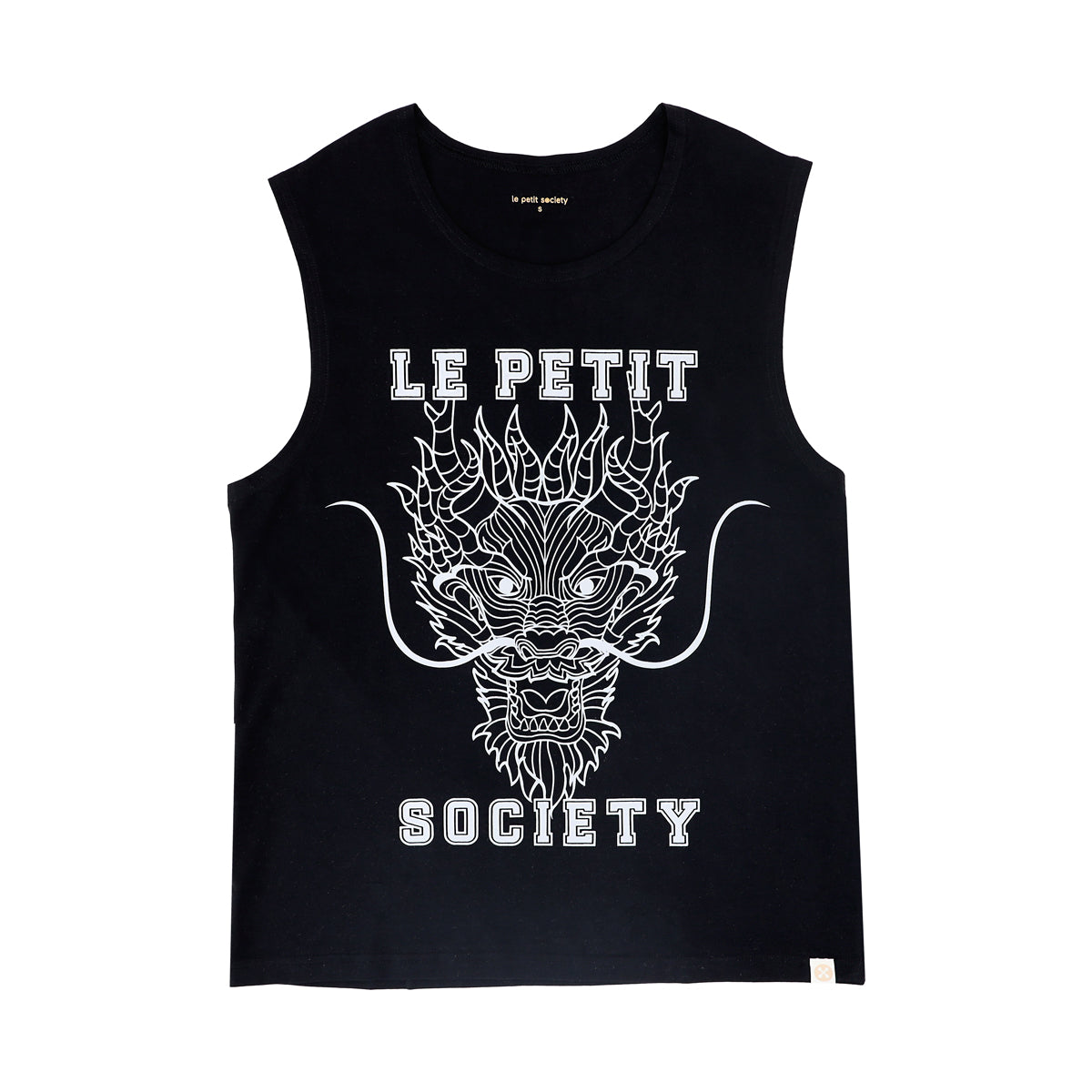 Dragon Streetwear - Adult Tank in Black Dragon by Le Petit Society — image 6