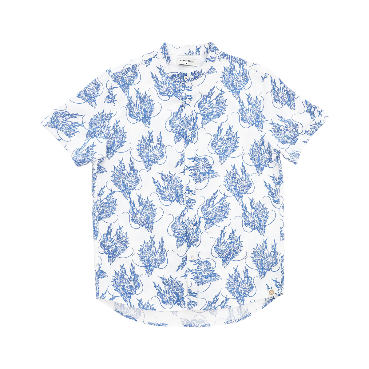 Dragon Series - Men's Shirt in Blue by Le Petit Society — image 6