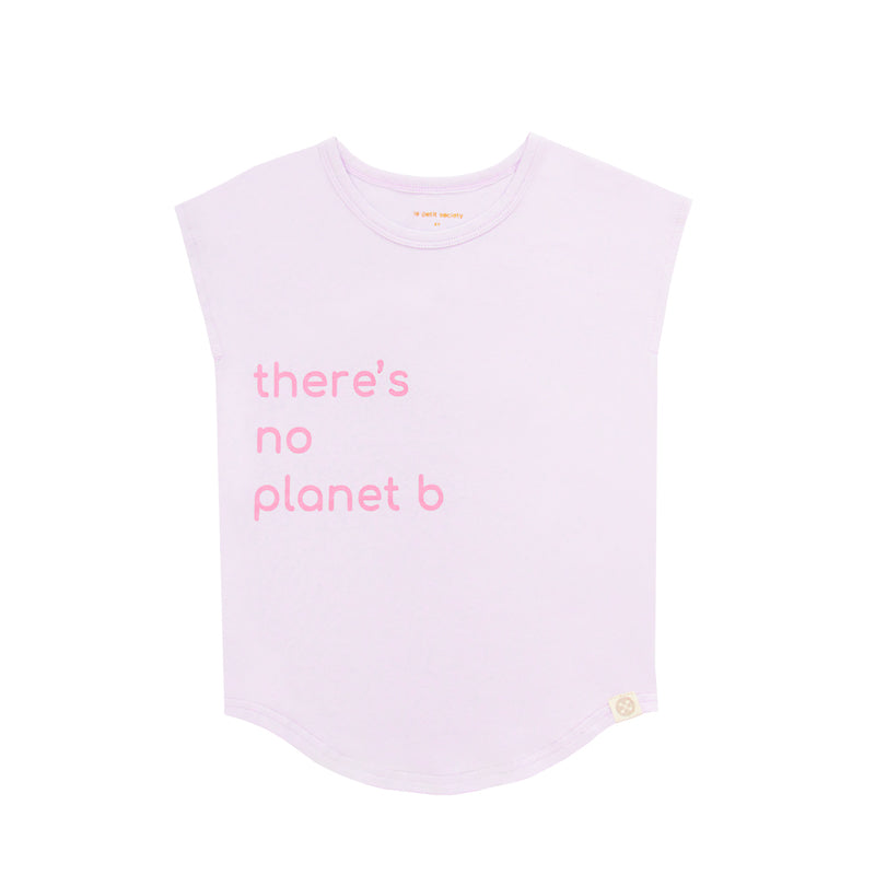 Made For Play in Girls "There's No Planet B" Drop Sleeve Tee by Le Petit Society — image 4