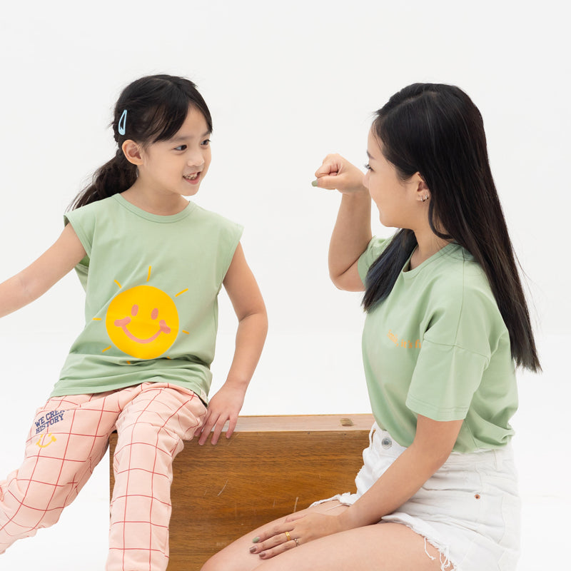 Made For Play - Adult "Smile It's Free" Boxy Tee (Unisex) by Le Petit Society — image 2