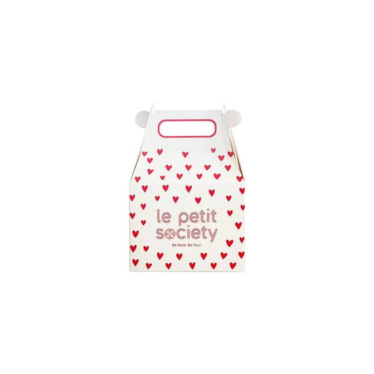 Festive Gift Box in Hearts by Le Petit Society