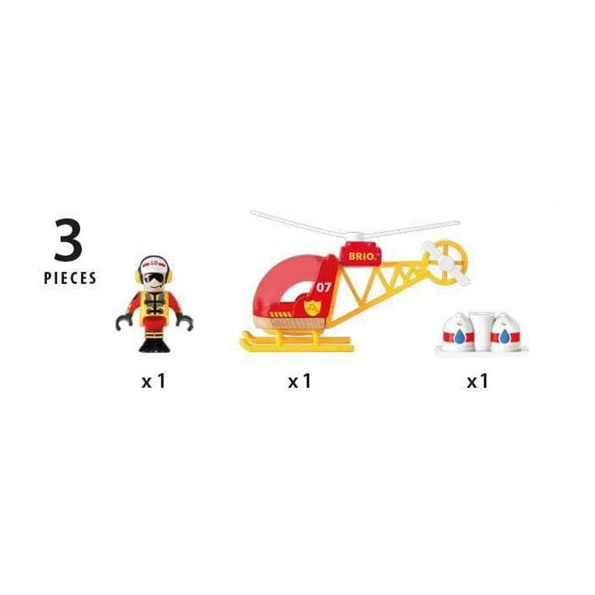 Firefighter Helicopter by BRIO — image 3