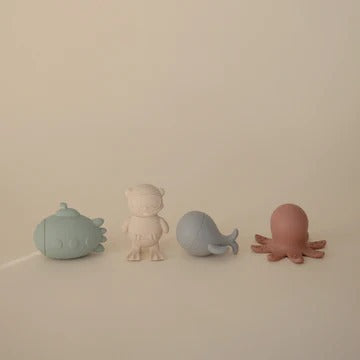 Bath Play Set (4 in pack) - Sealife by Mushie — image 3