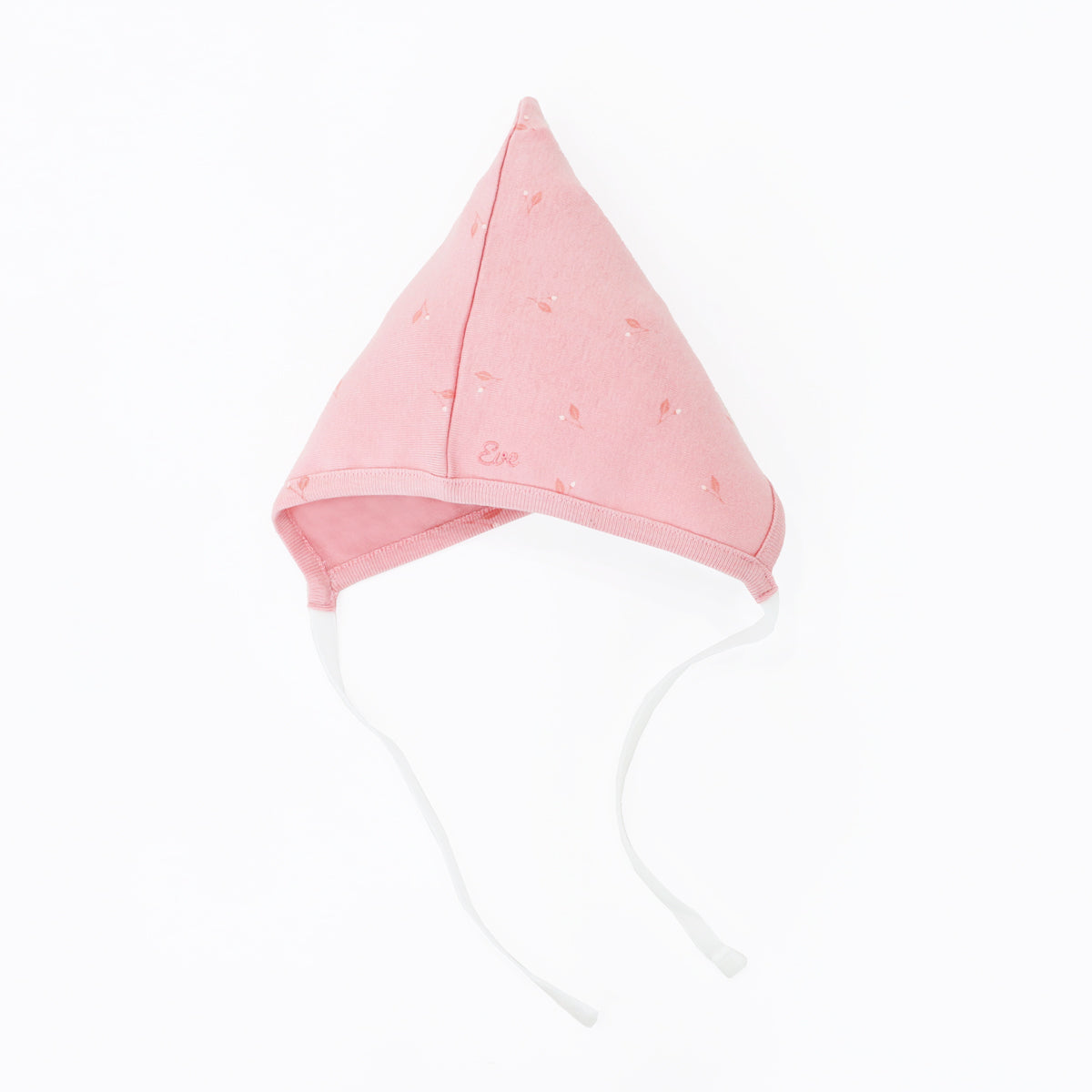 Organic Baby Bonnet Hat in Flower Bud Print by Le Petit Society — image 3