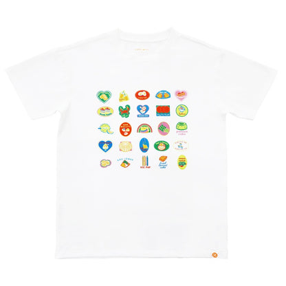 A Singapore Series - Foodie Adult Tee in White by Le Petit Society — image 7