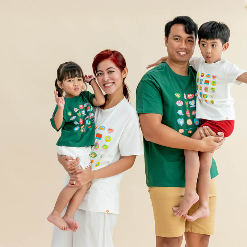 A Singapore Series - Foodie Adult Tee in White by Le Petit Society — image 4