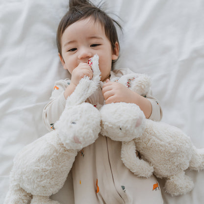 Baby Organic Zip Sleepsuit in Fox Print by Le Petit Society — image 11
