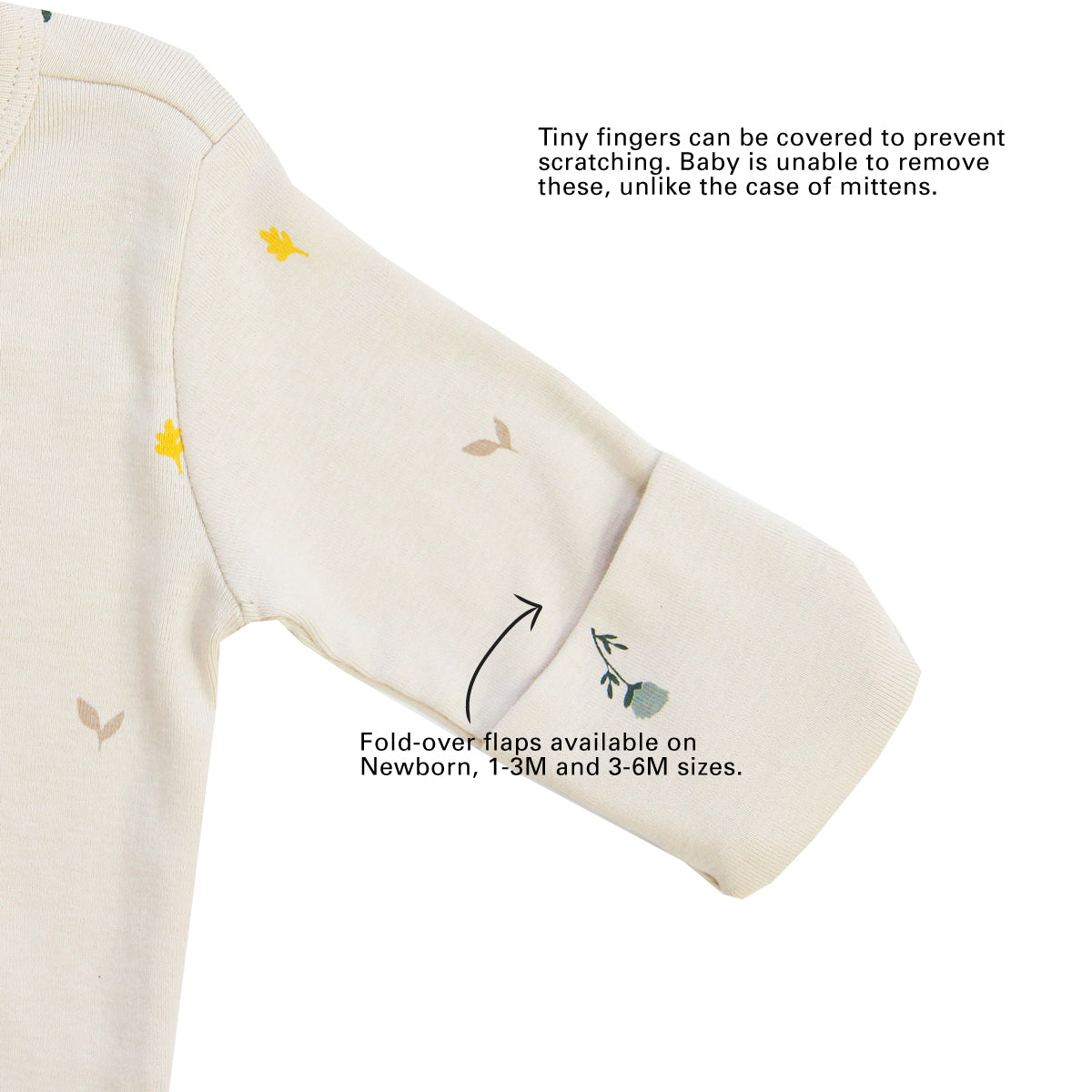 Baby Organic Zip Sleepsuit in Fox Print by Le Petit Society — image 15