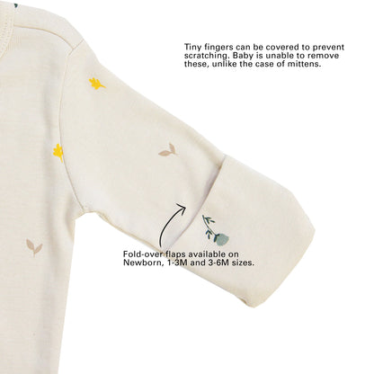 Baby Organic Zip Sleepsuit in Fox Print by Le Petit Society — image 15