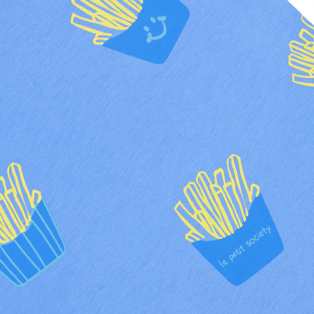Made For Play - Baby Romper in French Fries Print by Le Petit Society — image 5