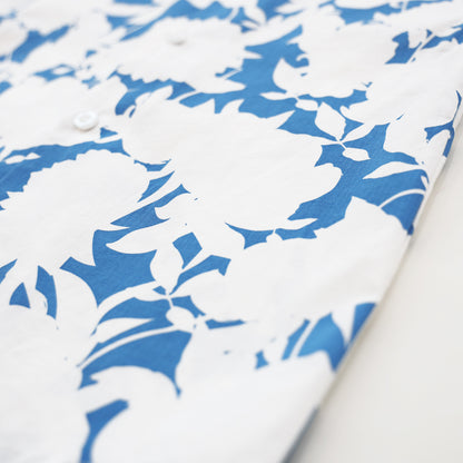 Garden Series - Ladies Shorts in Blue Floral by Le Petit Society — image 4