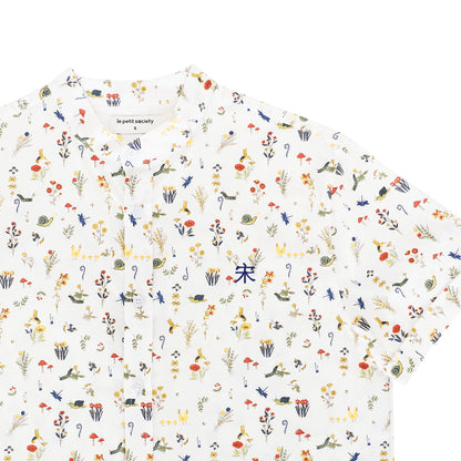 Garden Series - Men's Shirt in Garden Print (Personalisable) by Le Petit Society — image 3