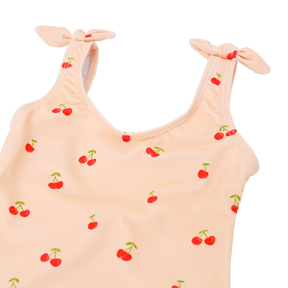 One Piece Swimsuit in Cherry Print by Le Petit Society — image 8