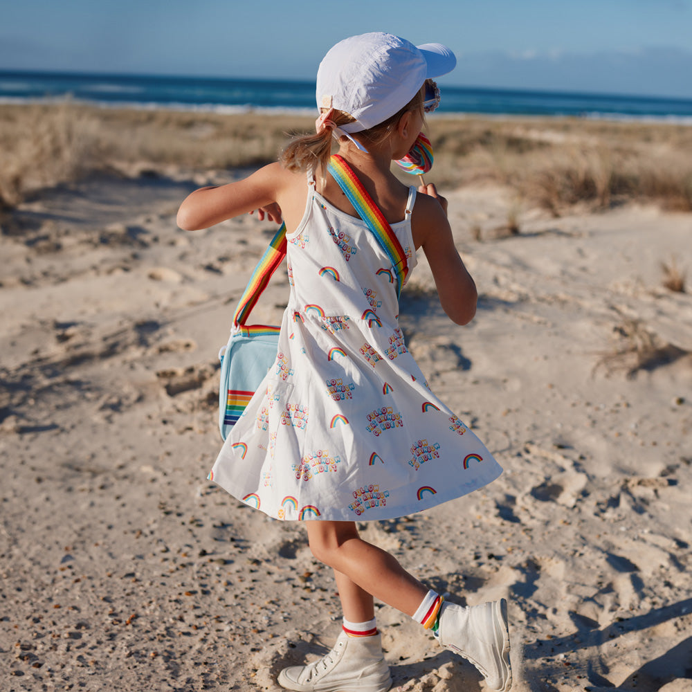 Made For Play in Girls Rainbow Jersey Dress by Le Petit Society — image 10