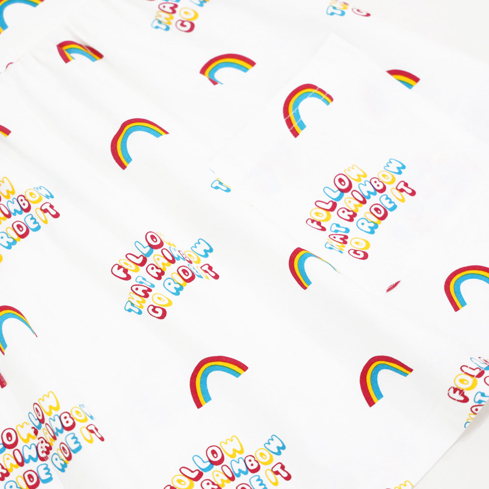 Made For Play in Girls Rainbow Jersey Dress by Le Petit Society — image 5