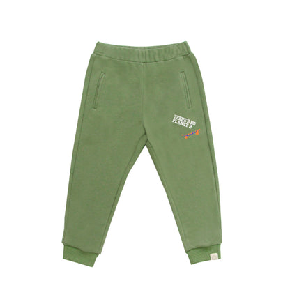 Made For Play - Kids Jogger Pants in Green by Le Petit Society — image 6