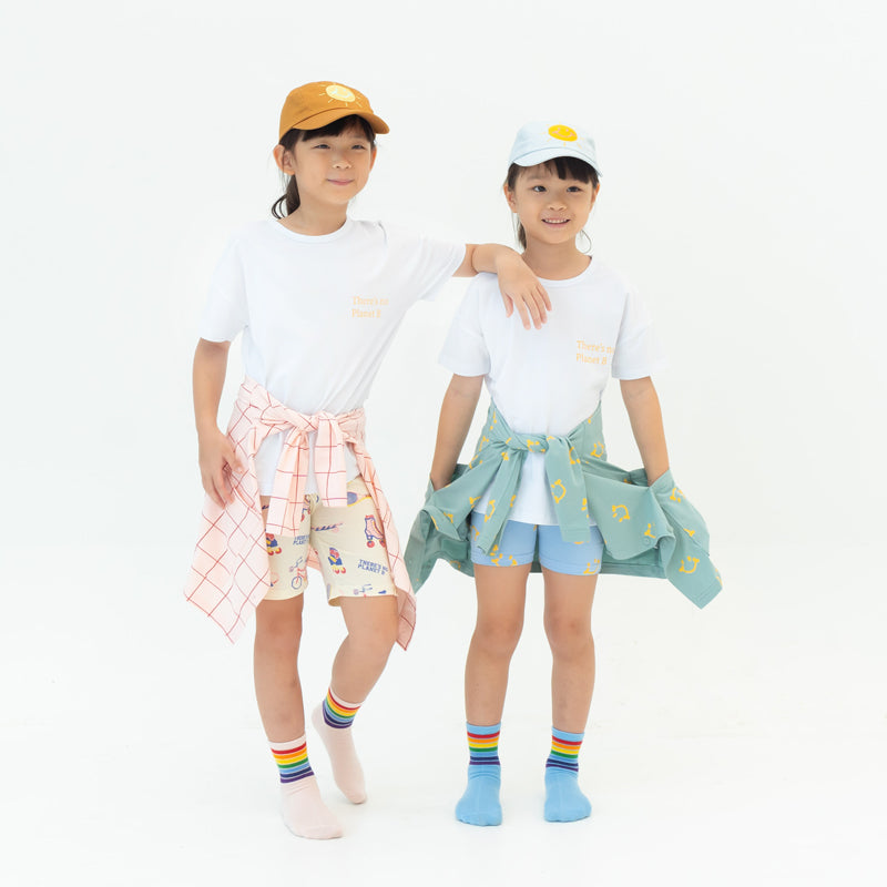 Made For Play - Kids Cardigan in Grid Print by Le Petit Society — image 4
