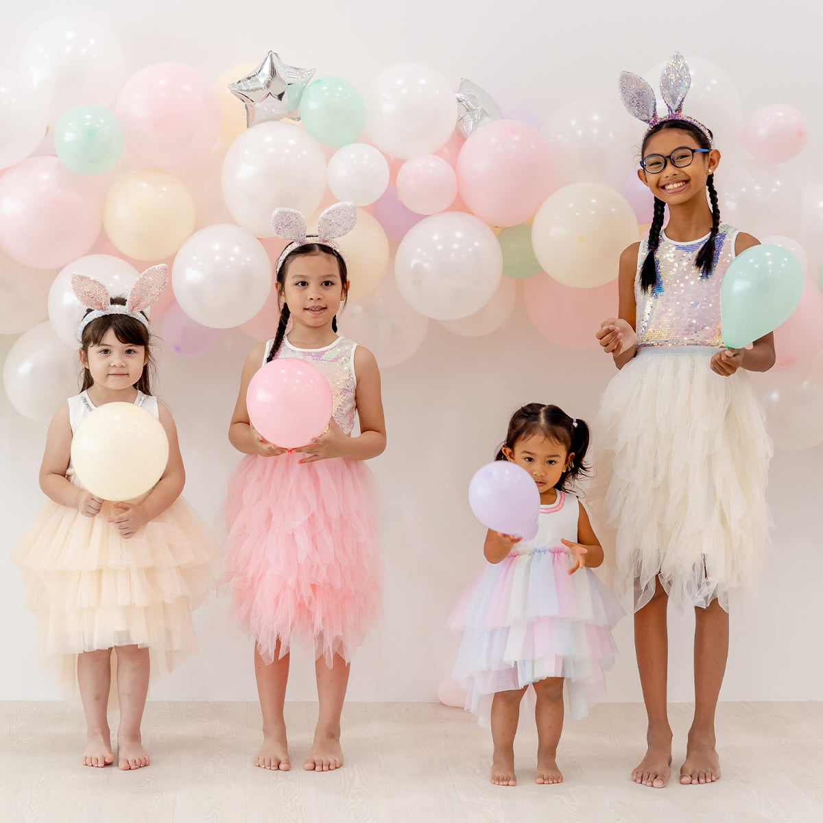 Flower Girl Series - Sequin Tutu Dress in Pink by Le Petit Society — image 9
