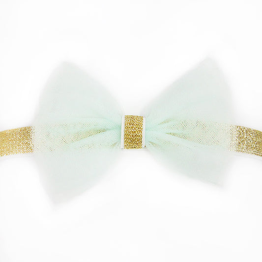 Bow Headband in Mint by Le Petit Society